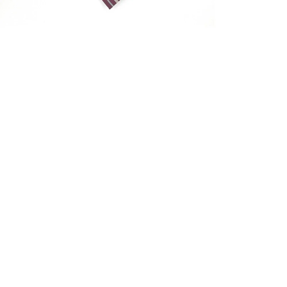 Robert‎ Talbott Best of Class Silk Repp Stripe Tie Burgundy Gold Hand Sewn USA